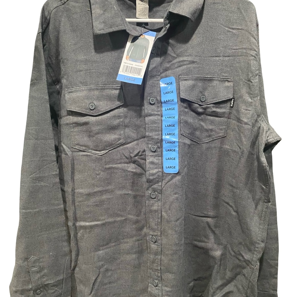 Hurley Dark Gray Casual Shirt